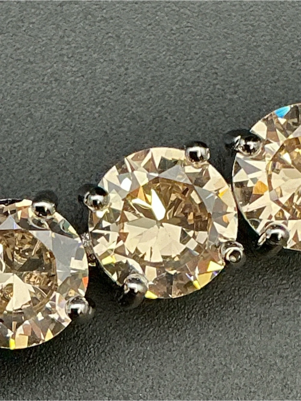 Champagne CZ Tennis Bracelet